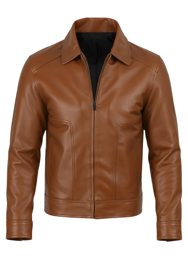 Men’s Genuine Leather Jacket – Timeless Style, Durability & Luxury