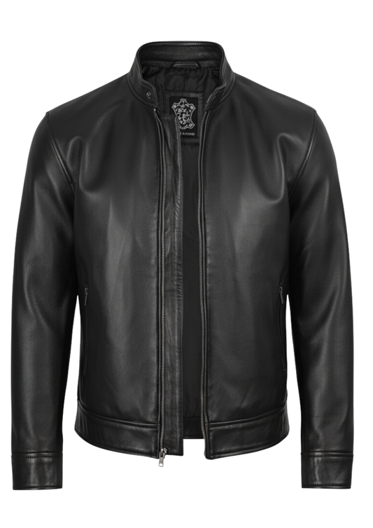 Classic Black Leather Jacket