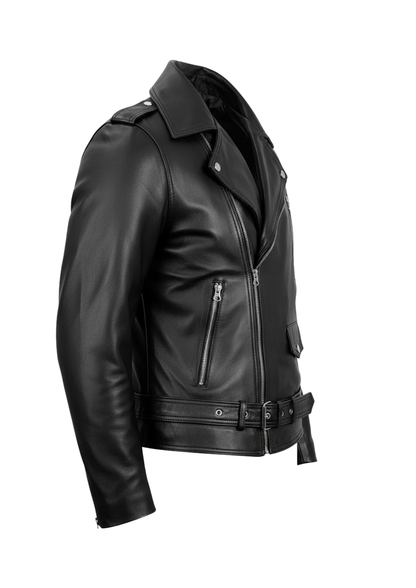 Premium Black Sheep Leather Biker Jacket for Men – Luxury, Style &amp; Durability | Leather Tycoon