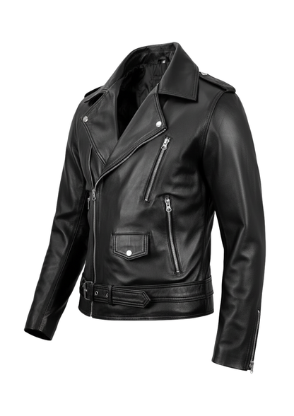 Premium Black Sheep Leather Biker Jacket for Men – Luxury, Style &amp; Durability | Leather Tycoon