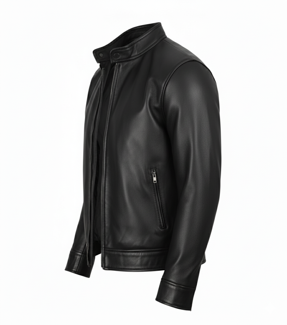 Classic Black Leather Jacket