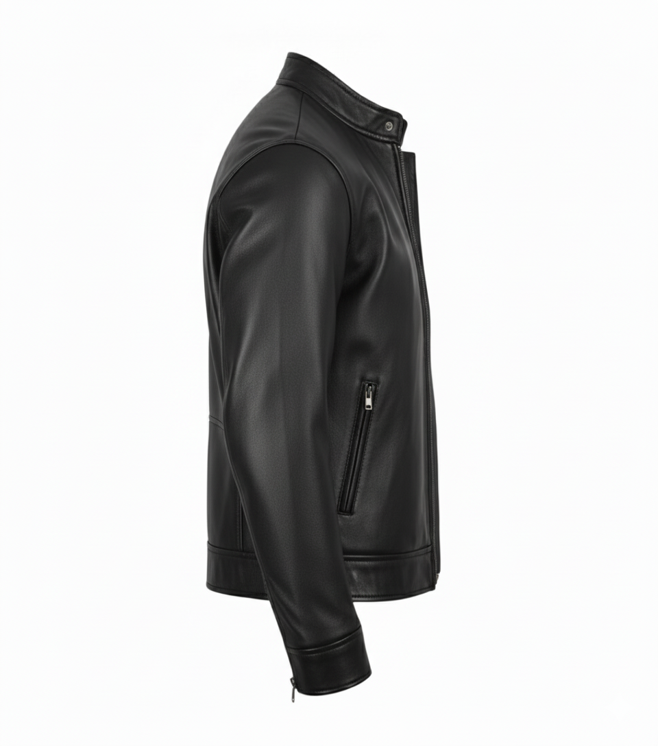 Classic Black Leather Jacket