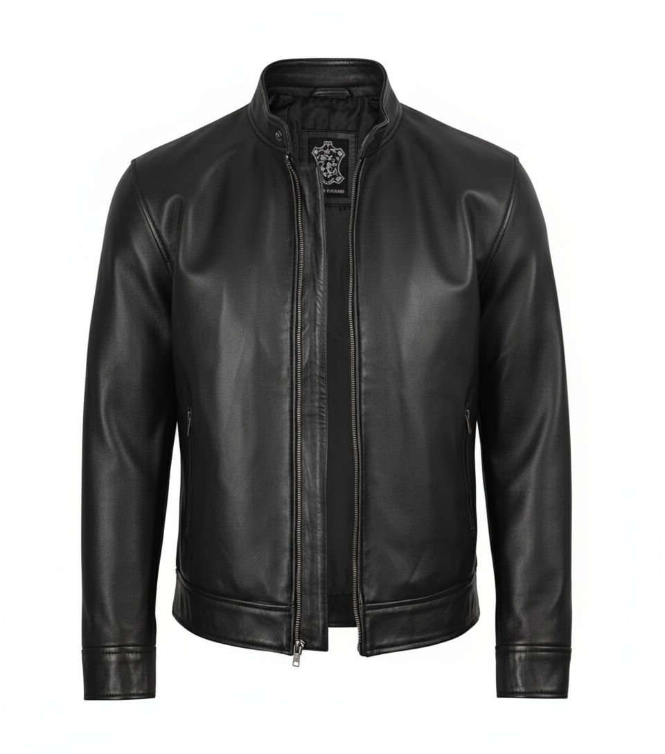 Classic Black Leather Jacket